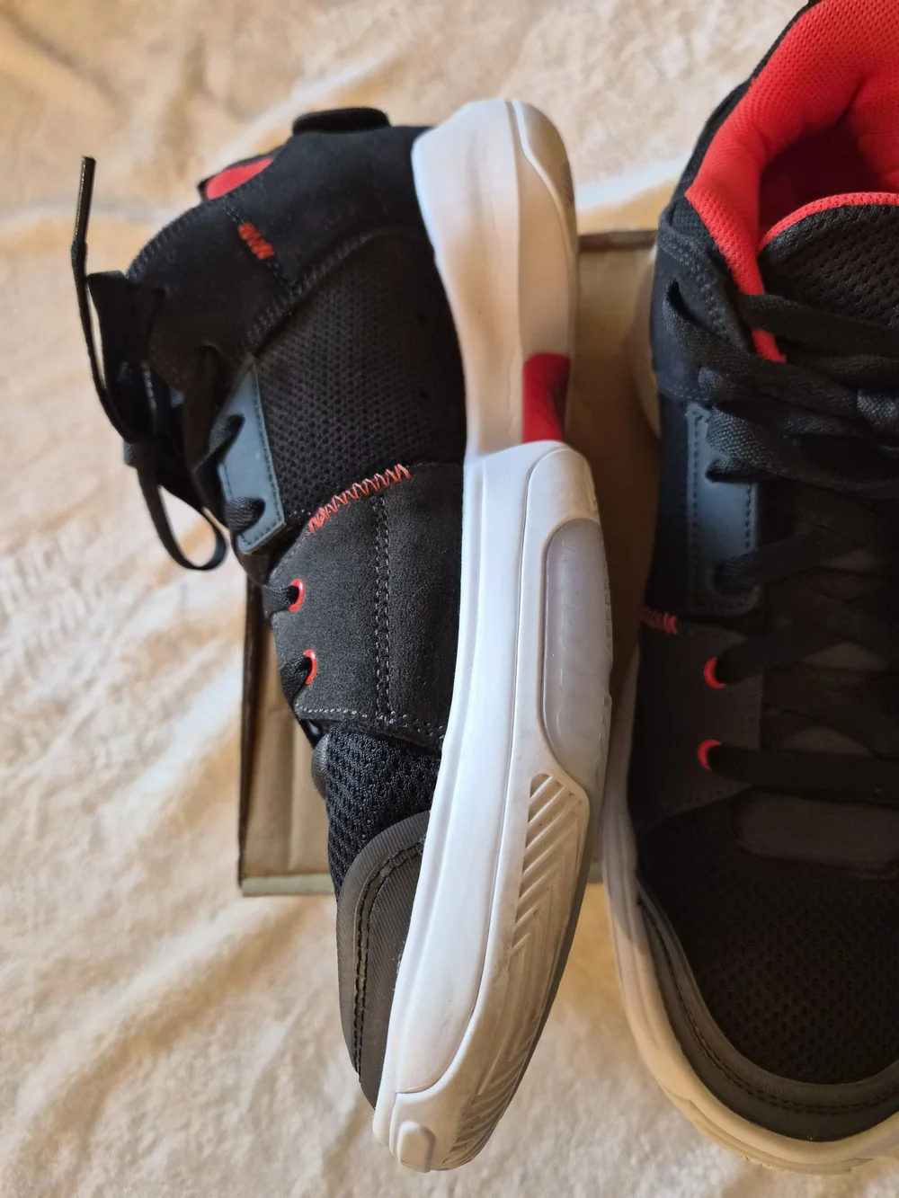 Jordan One Take 5 Men’s 11.5 Black Habanero Red Basketball Shoes FD2335-006